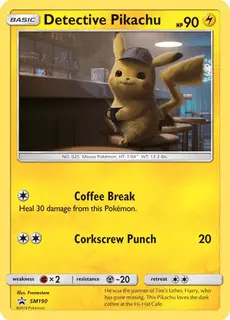 Detective Pikachu - Card Search | tcgsearch | tcgsearch