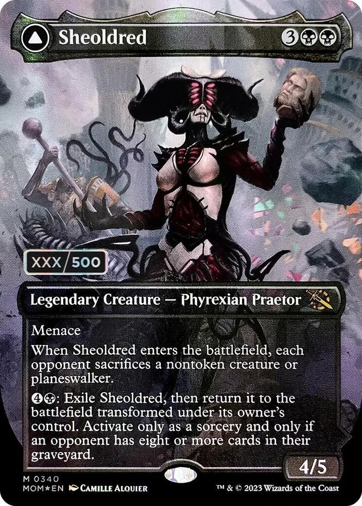numbered mtg cards Rules Text: A deck can have any number of cards, 10 The 5 Serialized Cards That